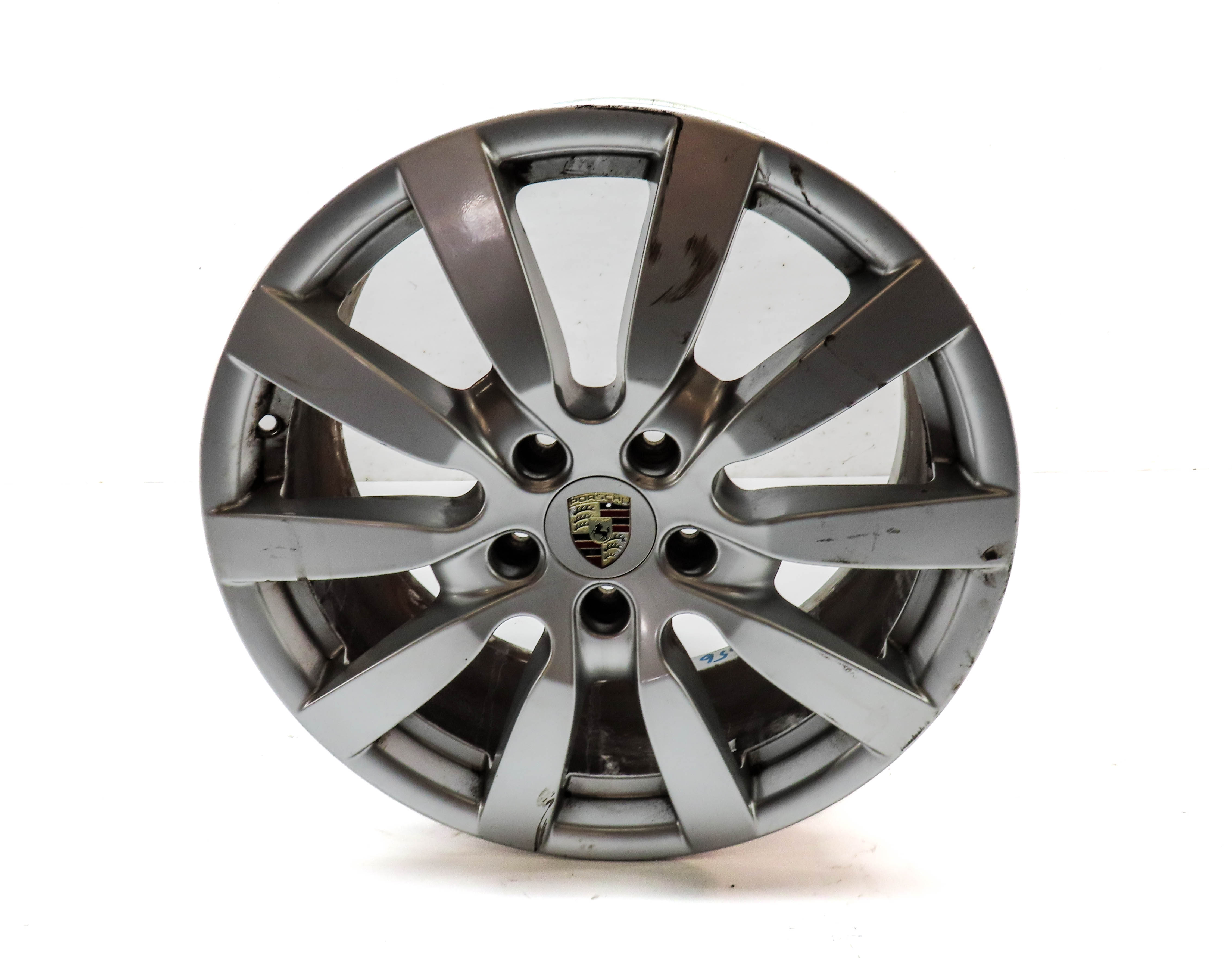 2011-2018 PORSCHE CAYENNE (958) 20x9 INCH10 SPOKE ALUMINUM ALLOY WHEEL RIM — exact item pictured